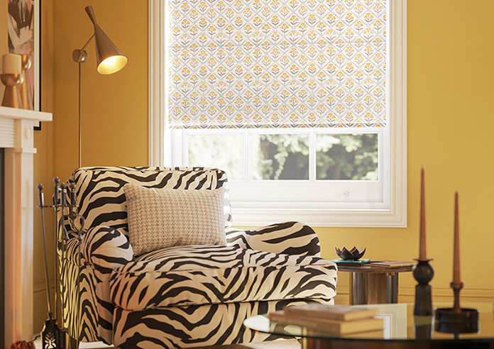 Chatsworth, Saffron - Motorised Roman Blind - Image 5